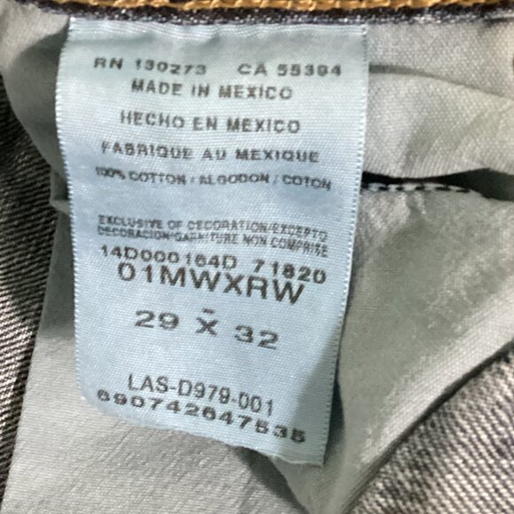 Wrangler 20X Men's Jeans 31 X 36 Dark Blue Straight Leg - Picture 8 of 13